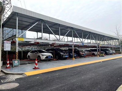 Mechanisch parkeersysteem met 2-3 niveaus