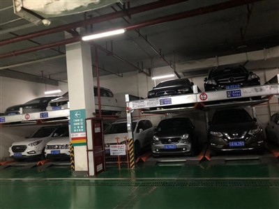 Puzzelparkeersysteem met 2 niveaus in Zhejiang