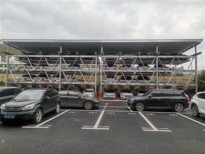 Puzzelparkeersysteem met 4 niveaus